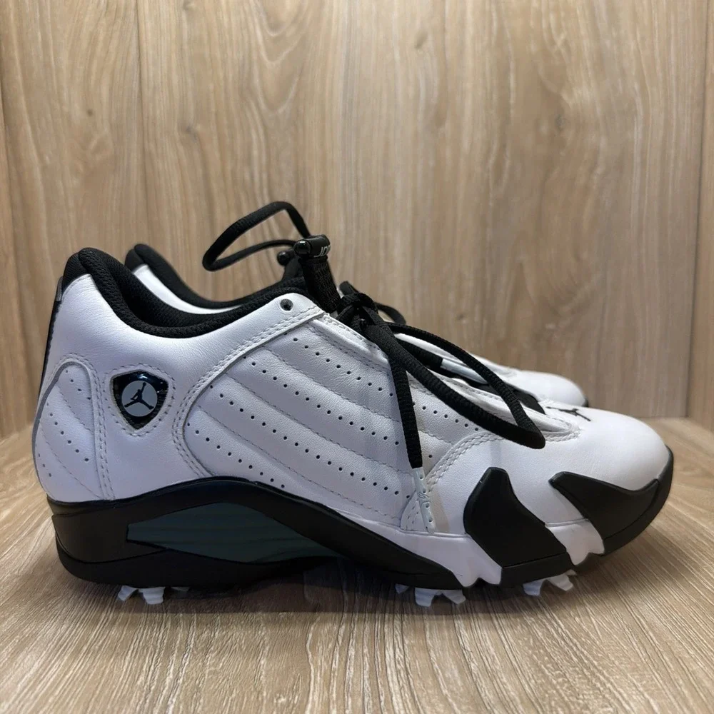 Nike Air Jordan Retro 14 XIV Golf Shoes Oxidized Green Size 5.5M/7W HJ7710-100